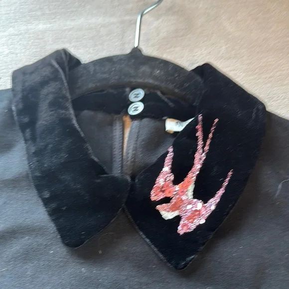 Miu Miu Black Boxy Blouse with Peter Pan Collar - Picture 10 of 10